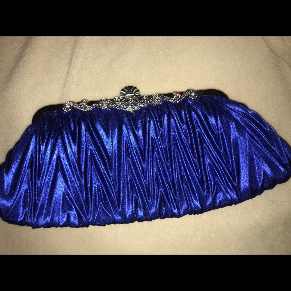 Blue Clutch Purse